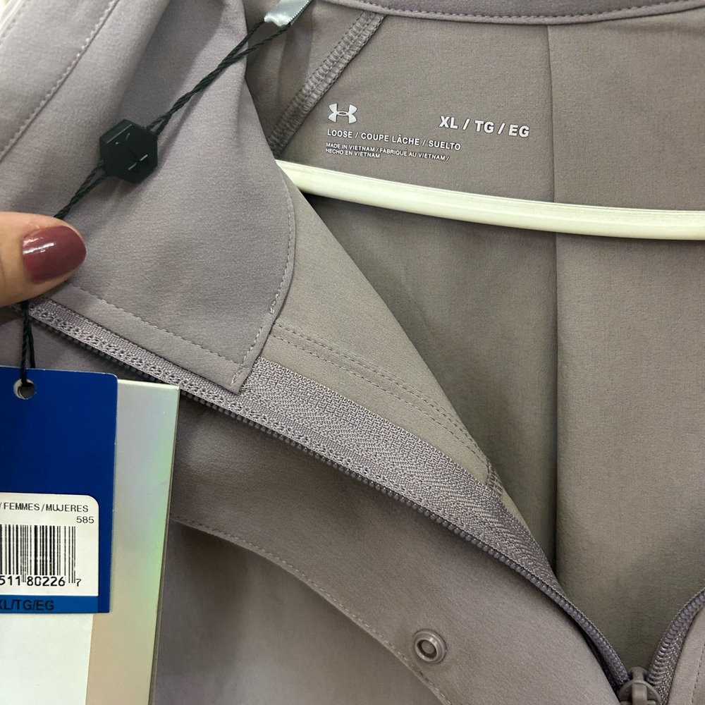 Under Armour Women's Utility Jacket in Taupe - Picture 3 of 7